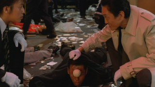 Illustration for article titled The Yakuza Live-Action Movie is Black Comedy Gold